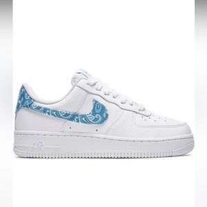 Wmns Air Force 1 'Blue Paisley'